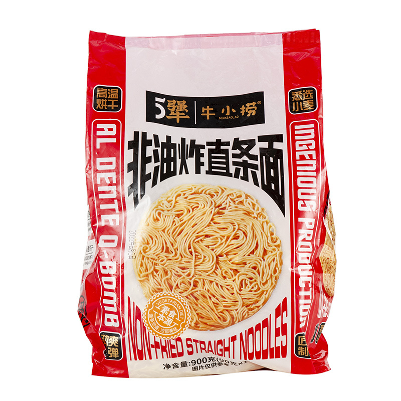 5犟|牛小捞非油炸面饼蒸煮面批发10碗装