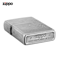 美国ZIPPO打火机 芝宝 我心依旧 煤油防风火机 古银款 男士礼品