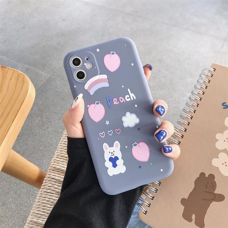 游猎者 桃子熊oppoa5手机壳磨砂a8/a92s/r17/r9软vivoy3/y85/y5s/y93女s1