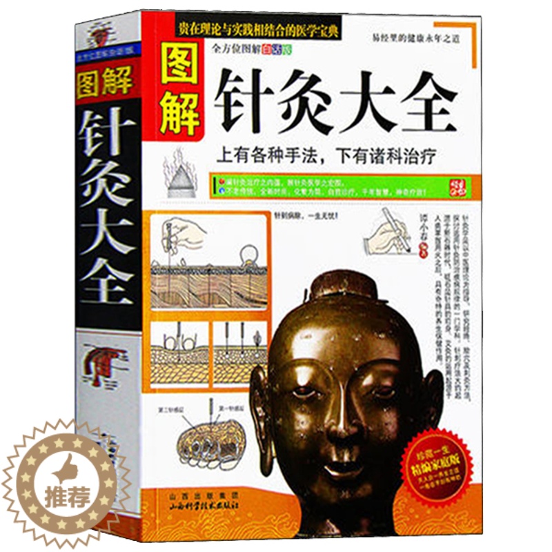 [醉染正版]正版 图解针灸大全 中医针灸书籍 中医养生入门基础理论 经络穴位知识书 中医保健养生 书籍高清大图