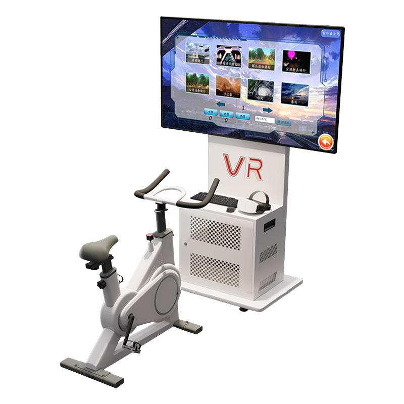 伍贰伍WEW-VRDC VR动感单车vr心理健康教育主题虚拟现实自行车体感游戏一体机高清大图