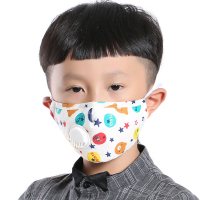 好安馨HAOANXIN 儿童口罩防雾霾PM2.5呼吸阀口罩纯棉透气防尘男女冬季宝宝卡通口罩活性炭层