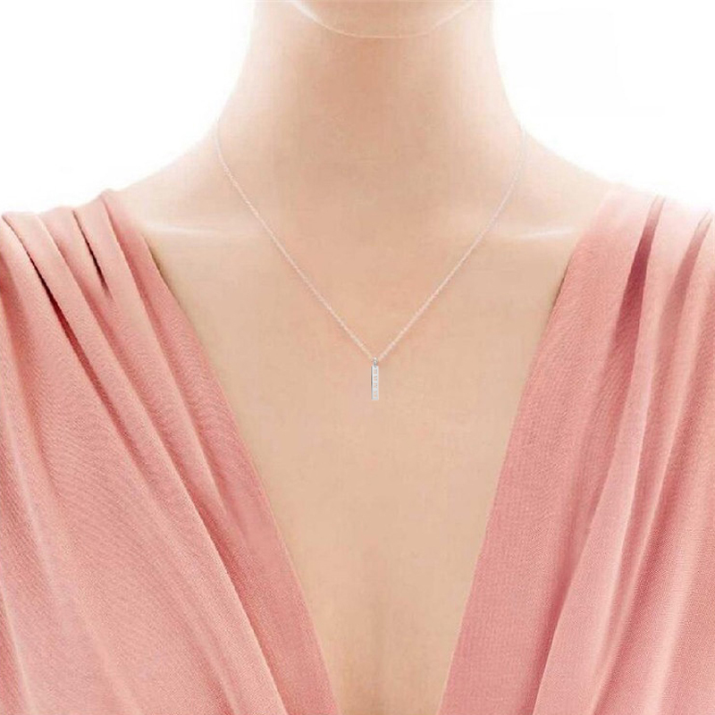 TIFFANY&CO.蒂芙尼 atlas罗马数字镂空线条项链 S925罗马数字镂空线条项链
