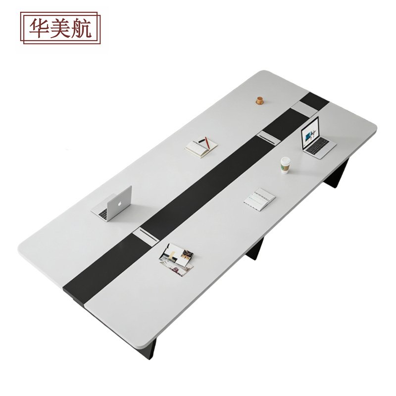 华美航 会议桌 320*140*75cm张高清大图