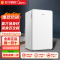 美的(Midea)93升单门一级低音复古白色小冰箱单温冷藏租房家用宿舍办公室可放美妆BC-93MF
