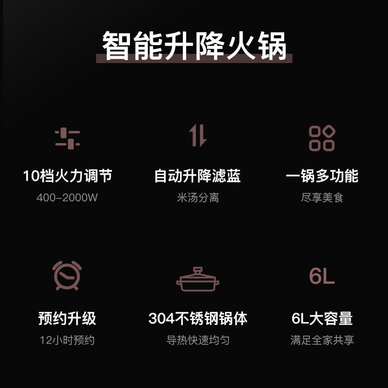 统厨 智能升降式米汤分离电饭煲小型多功能蒸煮电饭锅沥米饭图片
