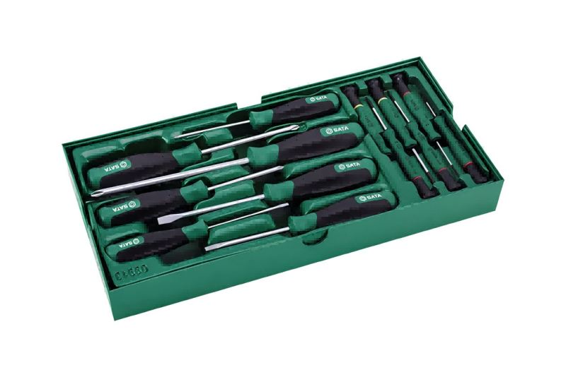 世达(SATA)工具托组套-13件螺丝批 09913 3095069单位:套高清大图