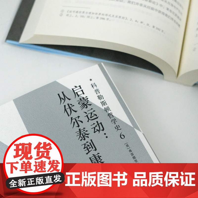 科普勒斯顿哲学史6 启蒙运动 伏尔泰到康德 哲学史哲学理论 人文社科书籍书排行榜励志书籍人生哲学 后浪正版高清大图