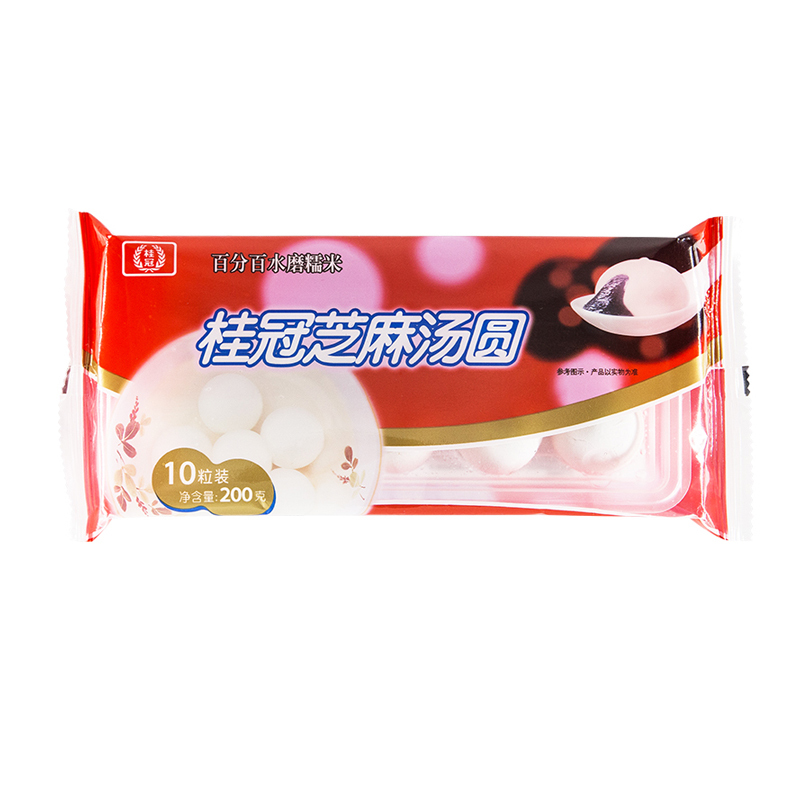 桂冠汤圆桂冠芝麻汤圆速冻汤圆元宵200g 5 价格图片品牌报价 苏宁易购恒璨食品专营店