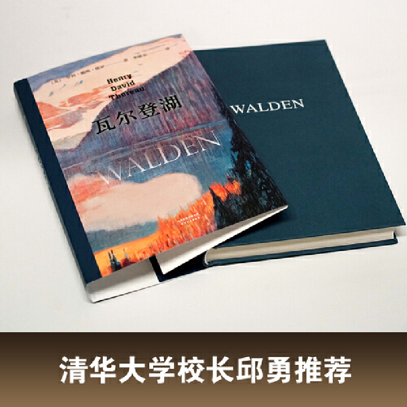 [正版]瓦尔登湖 梭罗 央视朗读者清华大学校长邱勇 翻译家李继宏导读 影响马丁路德金托尔斯泰圣雄甘地海明威经典名著外国高清大图