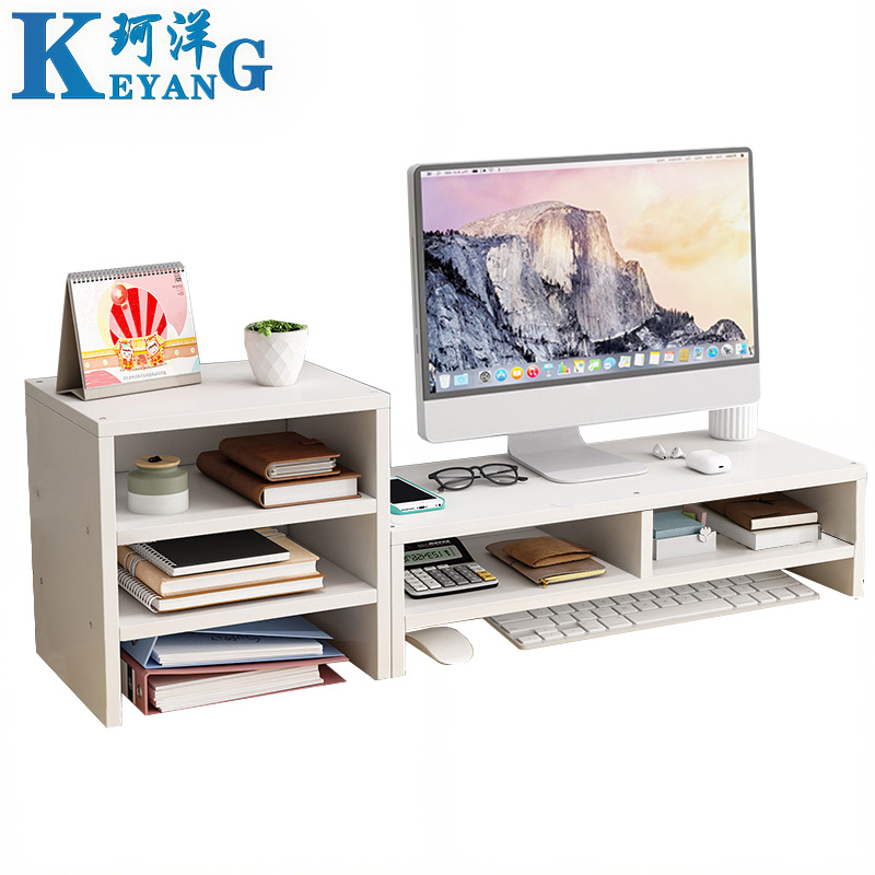 珂洋 电脑增高架 双层隔断+三层 个高清大图