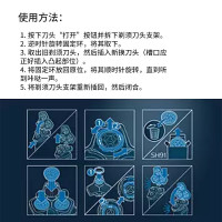 飞利浦(PHILIPS)刀头SH90三个装适用 S9911 S9731 S9711 S9511 S9111 刀头