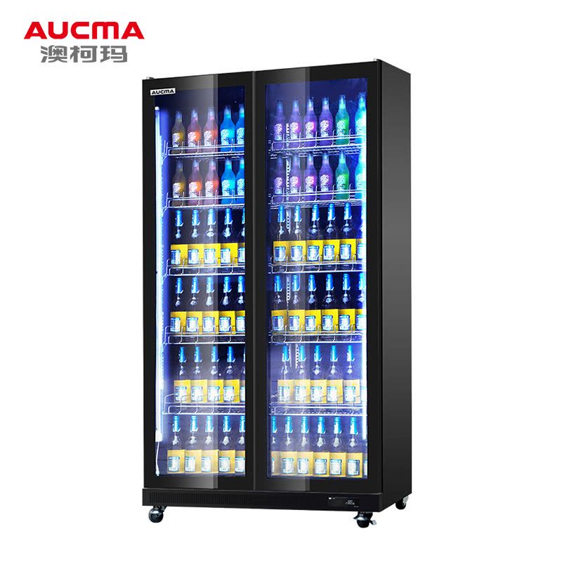 澳柯玛(AUCMA) 啤酒柜LSC-790HW风冷无霜啤酒柜酒吧超市商用冰箱冷藏展示冰柜网红饮料水柜图片