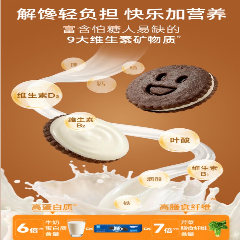糖友厨房奥巧夹心饼干80g/盒高清大图