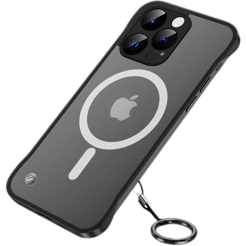 圣幻 苹果iPhone16promax手机壳16plus保护套16pro金属磨砂无边框壳防摔防滑