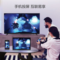 飞利浦(PHILIPS)55英寸4K超高清安卓网络WIFI液晶平板智能电视机 全面屏