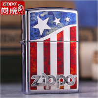 原装正品zippo打火机正版 彩印美国星条旗29095 美国原装 版zippo 男士zppo正品