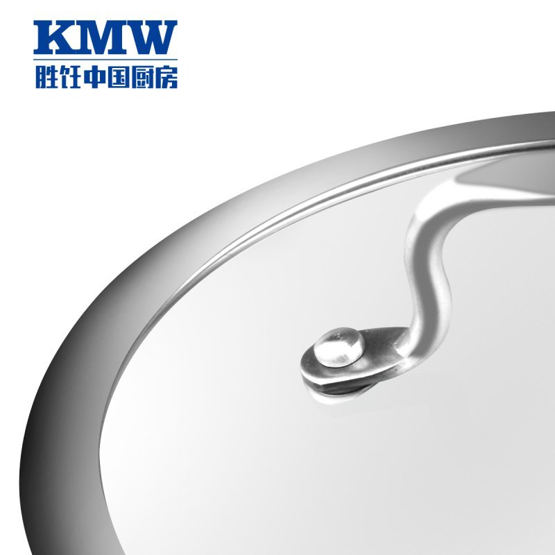 KMW爱家304复底奶锅KMWAJZ0022单身泡面锅煮面锅宿舍锅304不锈钢 炉灶通用 宝宝辅食锅 可视玻璃盖