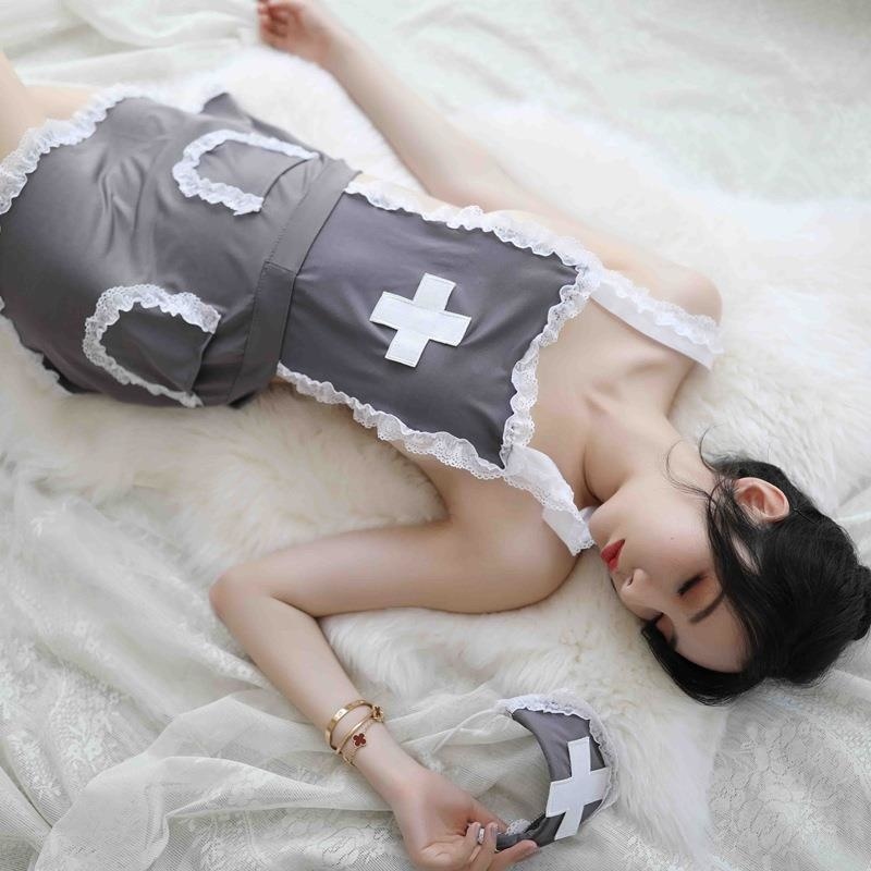 长夜漫漫情趣内衣女 制服诱惑套装 透视护士装空姐夜店围裙1332高清大图