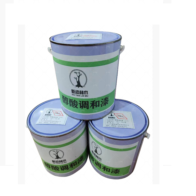 新添林木醇酸调和漆 C03-3 3Kg/桶 /kg（中灰）高清大图