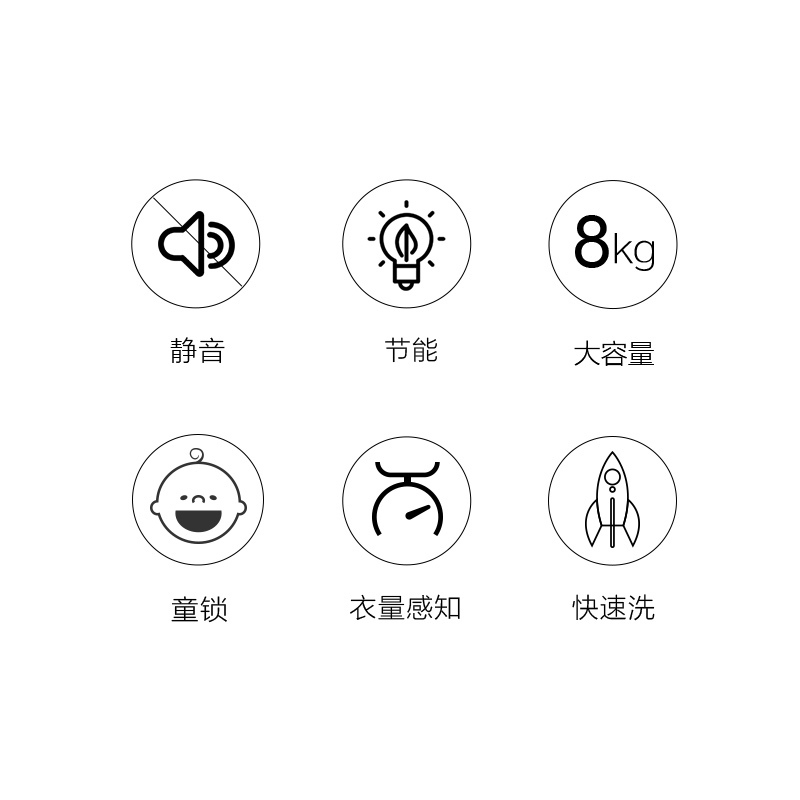 海尔(Haier) 8公斤智能物联家用全自动波轮洗衣机XQB80-M929XU1