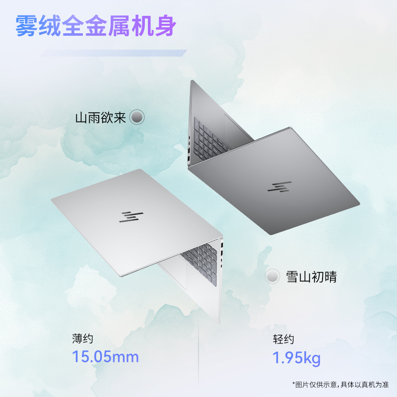 惠普(HP)星BookPro16 16-AY0071TU 笔记本电脑轻薄本16英寸商务办公学生 Ultra7-255H 32G 1T 2.5K 240HZ高清大图