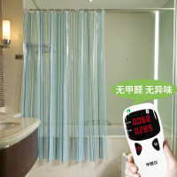 PVC透明防水浴室浴帘隔断帘子帘拉帘窗帘加厚可定做 三维工匠