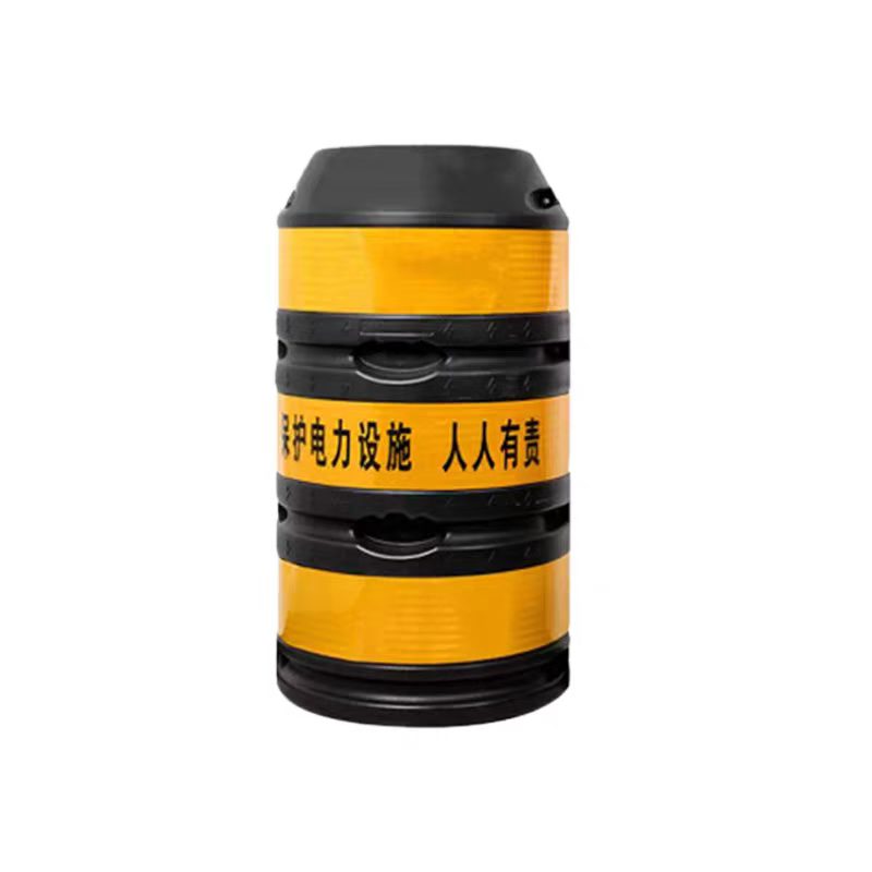 迅乘 FZJ-10 塑料反光隔离锥 1000*500*350mm 黑黄色 1个高清大图