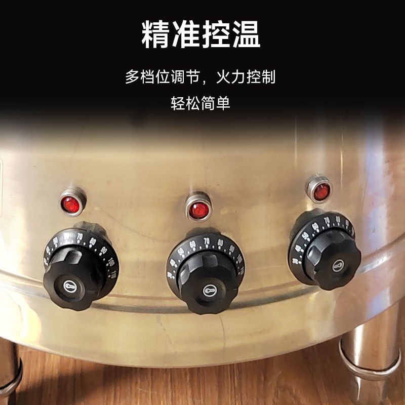 SOR松润 商用煮面炉 酒店饭店早餐店学校医院食堂用GCE-M3302A 电热保温煮面桶 Φ400 发热板