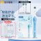 (Oral-B) 欧乐B电动牙刷p4000 天蓝+6件套洁牙礼包情侣礼物自动3D声波旋转软毛内含2刷头