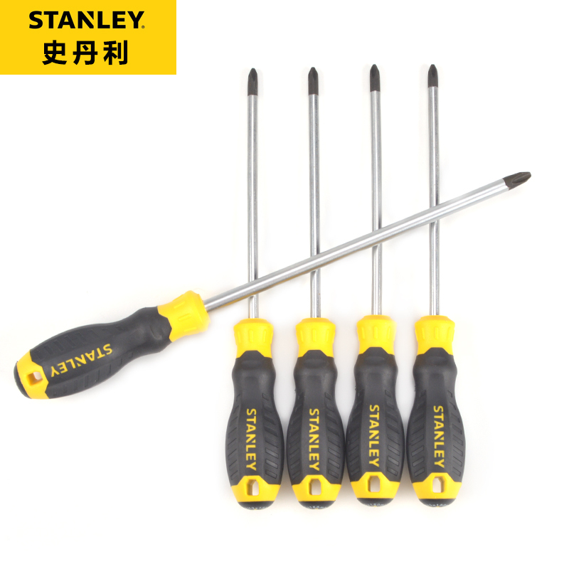 史丹利(STANLEY)60-811-23 B系列胶柄十字螺丝批PH2x150mm