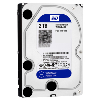 西部数据(WD) 蓝盘 2TB SATA6Gbs 64MB 台式机械硬盘 3.5英寸