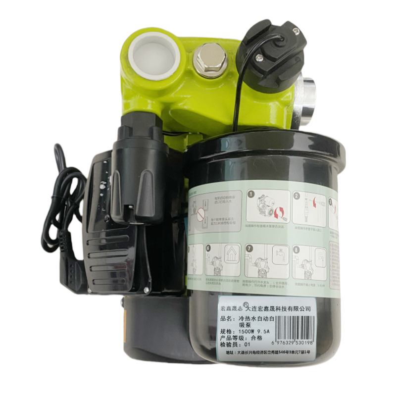 宏鑫晟志 冷热水自动自吸泵 1500W 9.5A 单位:台高清大图