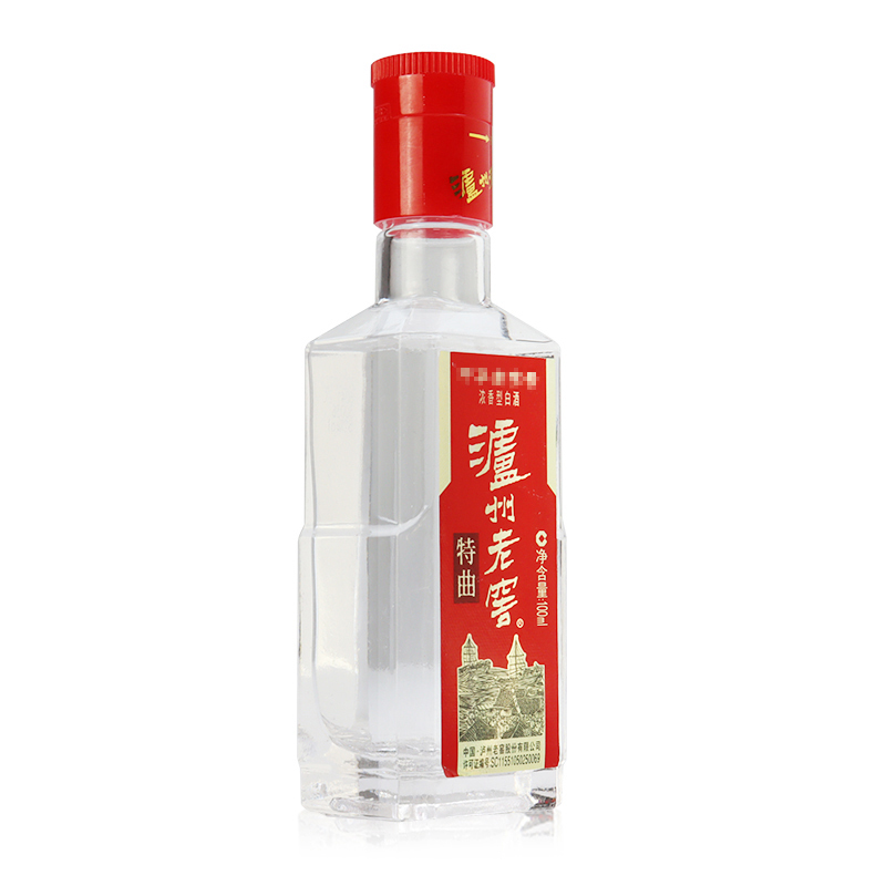 泸州老窖特曲十代52度100ml*1瓶浓香型白酒小酒版高清大图