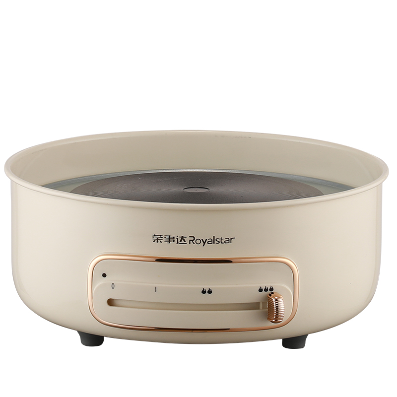 荣事达(Royalstar) 电火锅家用大容量电煮锅不粘加厚内胆涮烤锅 [0涂层4L分体]RHG-40JF高清大图