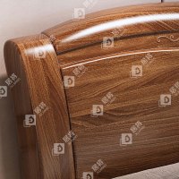 居将 JJ4022921 胡桃木实木床1.5米单人床