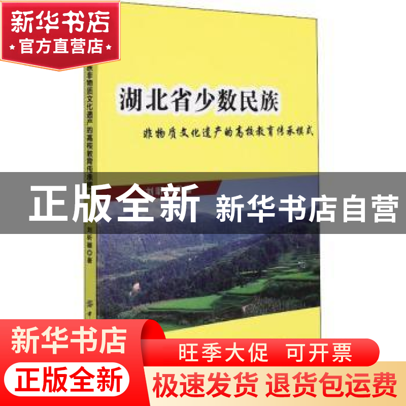 正版 湖北省少数民族非物质文化遗产的高校教育传承模式 刘昕颖高清大图
