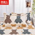 南极人冰丝凉席枕头枕套一对装48x74cm夏季可机洗水洗枕席一只装 48x74cm冰丝枕套一只装 木偶熊品质款