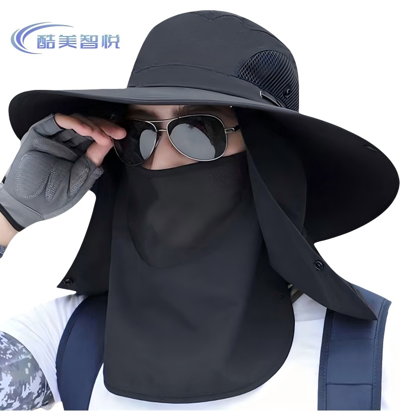 酷美智悦 遮阳帽黑色 KM-FH304 个高清大图