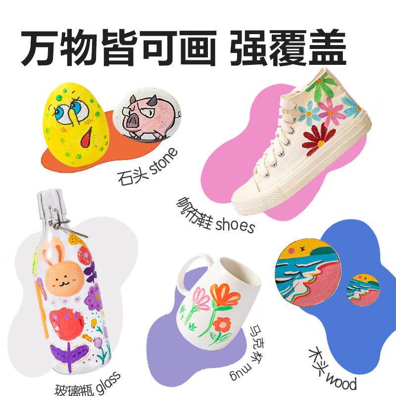 得力(deli)S576油漆笔(单位:支)黑色高清大图