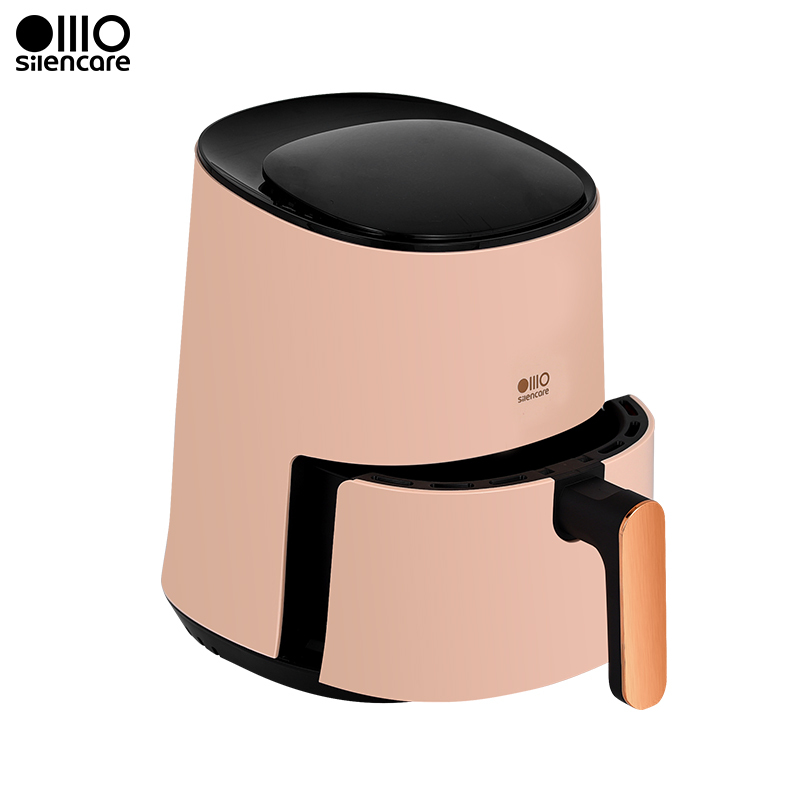 无言(silencare)空气炸锅家用 无油烟煎炸 2.5L大容量 智能触控面板 SC-K505W樱漫粉高清大图