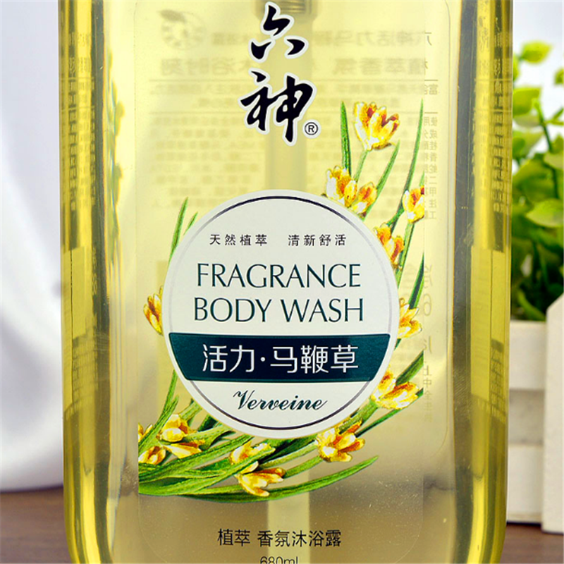 六神活力马鞭草香氛沐浴露 680ml 2瓶