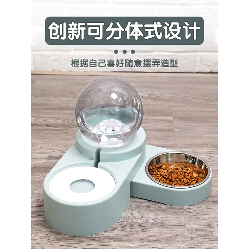 猫咪饮水机自动喂食器狗狗喝水器不湿嘴宠物流动水盆水碗喂水高清大图