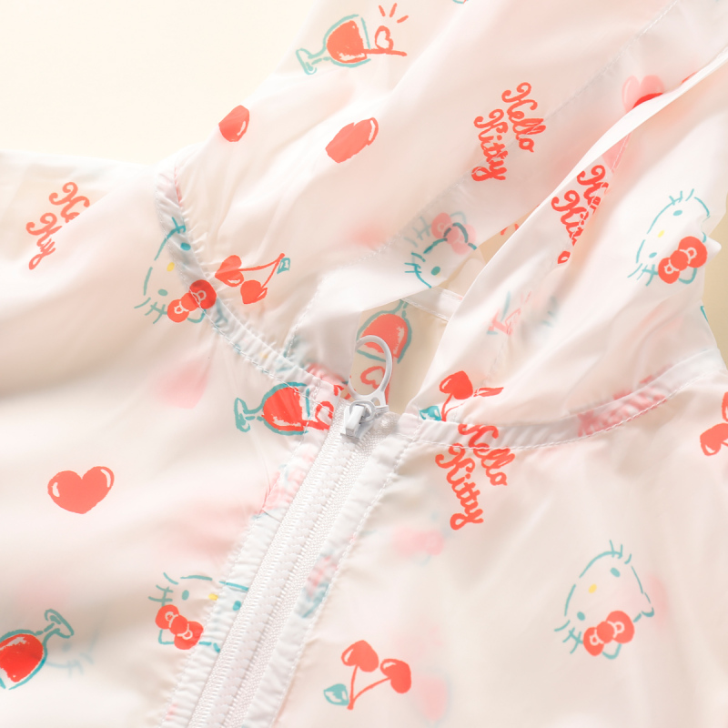 HelloKitty女童皮肤衣夏季薄款长袖小女孩防晒衣薄款