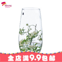 恐龙蛋造型花器 欧式彩色玻璃花瓶 插花透明 客厅餐桌工艺品摆件