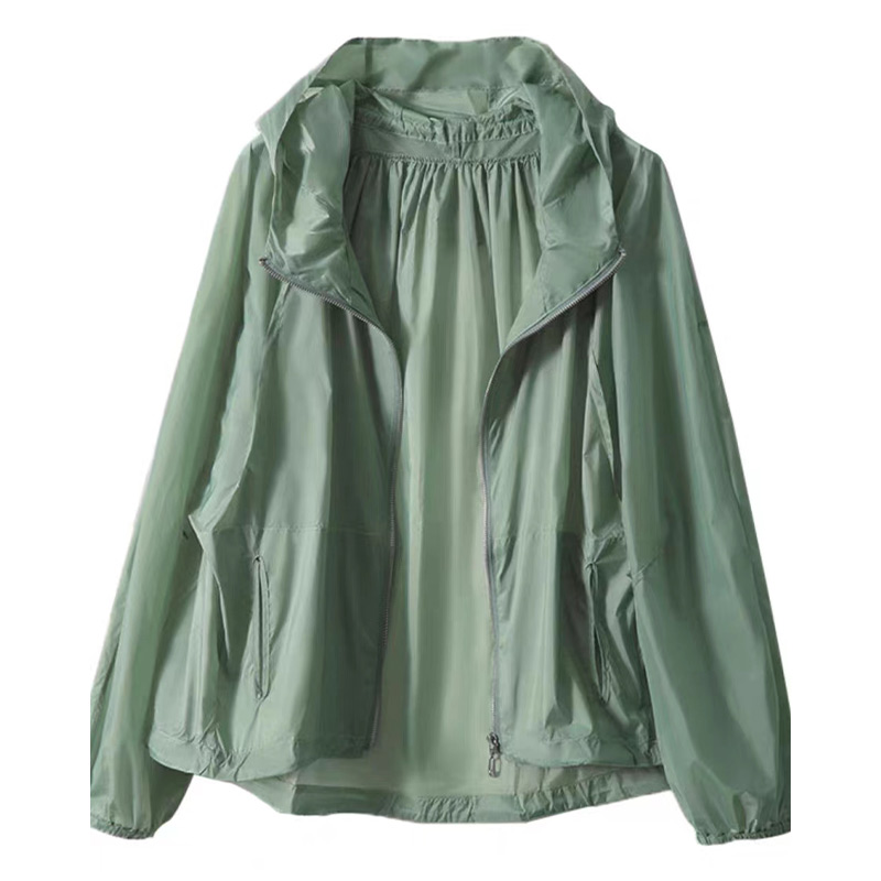 Bonnie&Toni冰丝防晒衣女2024新款春夏季防紫外线长袖超薄款罩衫外套骑车防晒服防晒衣高清大图