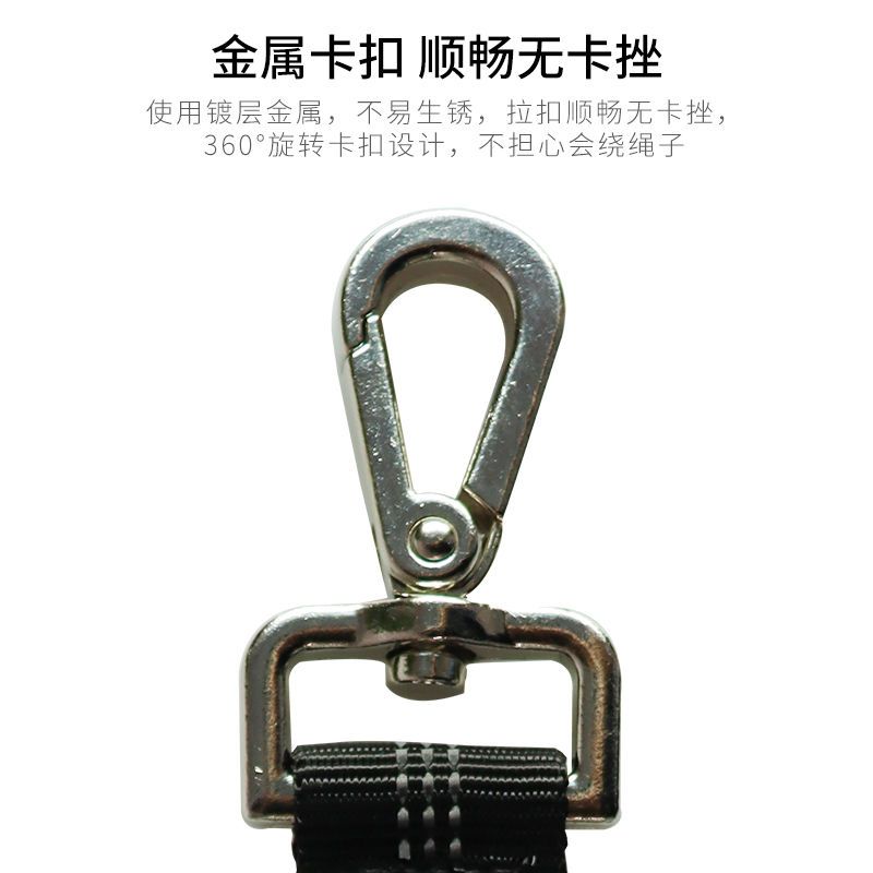 新款防爆冲牵引宠物汽车安全绳狗狗牵引绳可拉伸牵引器遛狗绳狗链 安全绳蓝色 均码长1.3米(拉长可达1.9米)