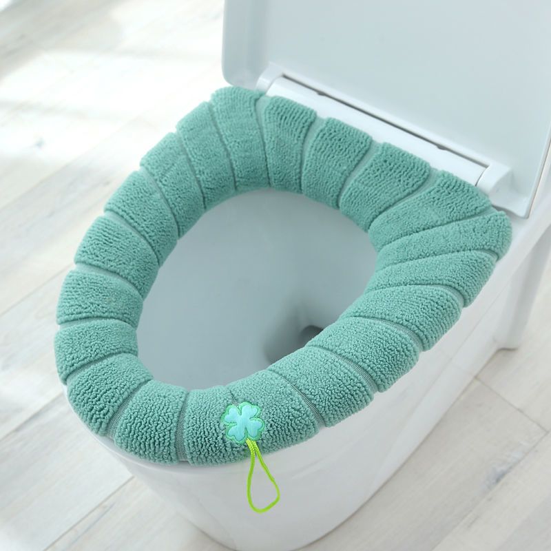 提手绿1只装通用马桶垫坐垫家用马桶垫坐便套垫冬季加厚马o桶套马桶圈