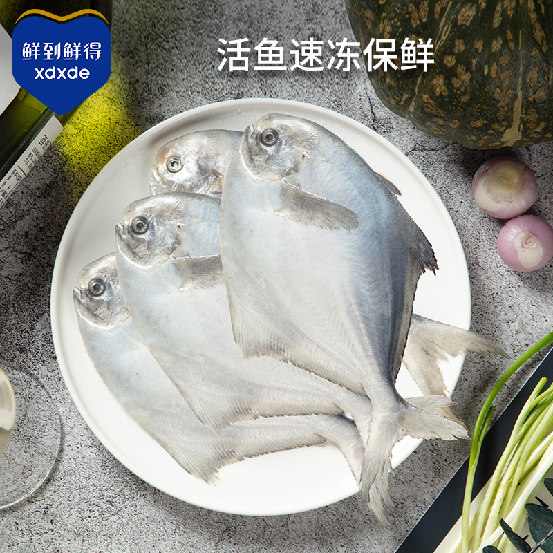 鲜到鲜得 东海鲳鱼-400g*4联包高清大图