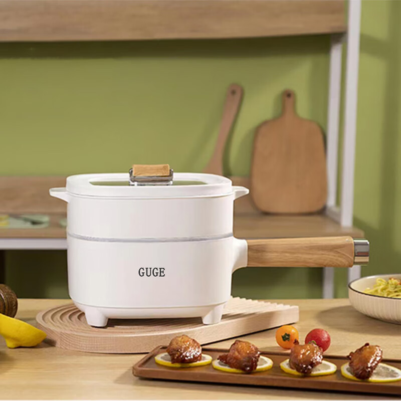 谷格(GUGE) GB866 电煮锅小型多功能锅蒸家用迷你便携电炖锅 2L